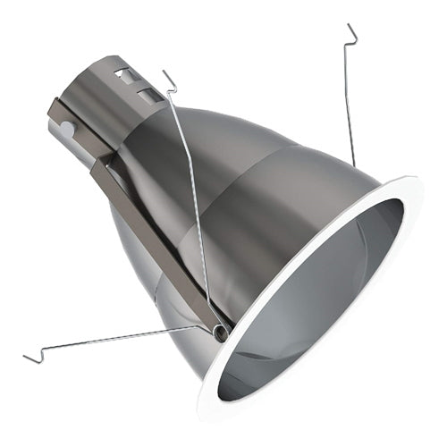 Halo Recessed Commercial 60VW 6" CFL Vertical Reflector, White with White Flange