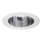 Halo Recessed 6107SC 6" Line Voltage Tapered Reflector Cone, Specular Reflector, White Trim