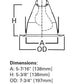 Halo Recessed 6120WH 6" Line Voltage Incandescent Full Cone Reflector, Self-Flange, White Reflector, White Trim