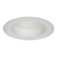 Halo Recessed 6126WB 6" Shallow Full Cone Baffle, White Baffle, White Trim