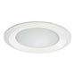 Halo Recessed 6150WH 6" Line Voltage Frost Dome Glass Lens, Self-Flange, White Reflector