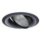 Halo Recessed 6170BK 6" Line Voltage Gimbal 25 Degree Tilt Max, Self- Flange, Black