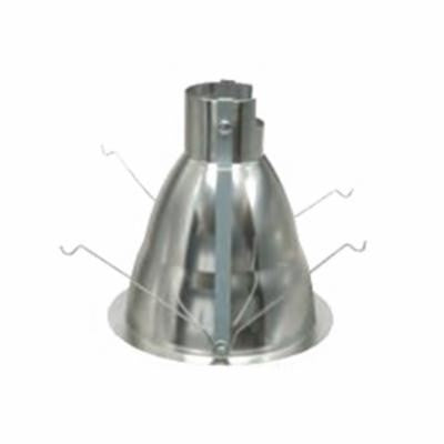 Halo Recessed Commercial 61WWH 6" LED Self-Flanged Wall Wash Reflector, Semi-Specular Clear