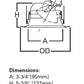 Halo Recessed 6222H 6" Line Voltage Regressed Adjustable 45 Degree Tilt Max, Self-Flange, Haze Reflector, White Trim