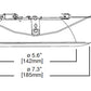 Halo Recessed 692SC 6" LED Reflector Trim, Specular Clear, White Flange