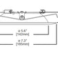 Halo Recessed 696WB 6" LED Shallow Baffle Trim, White Baffle, White Flange