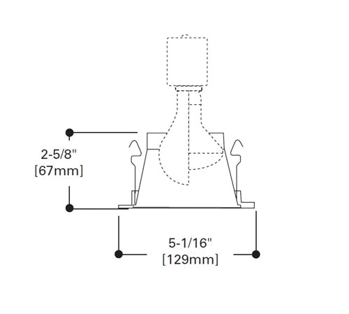 Halo Recessed 999MB 4" Reflector Cone Trim, White Trim with Specular Black Reflector