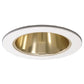 Halo Recessed 999RG 4" Reflector Cone Trim, White Trim with Residential Gold Reflector