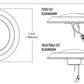 Halo Recessed BLD6089SWH 6" Backlit LED Downlight, 800 Lumens, 90 CRI, SeleCCTable 2700K-5000K, Matte White