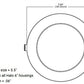 Halo Recessed CJB6099FS1EMW6" Canless LED Downlight, 900 Lumens, Field-Selectable CCT 2700/3000/3500/4000/5000K, 90 CRI, 120V LE/TE Phase Cut Dimming to 10%, Integrated JBox, Matte White