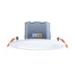 Halo Recessed CJB6099FS1EMWR 6" 2-in-1 Installation Canless LED Downlight, 900 Lumens, Field-Selectable CCT 2700/3000/3500/4000/5000K, 90 CRI, 120V LE/TE Phase Cut Dimming to 10%, Integrated JBox, Matte White