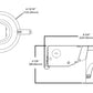 Halo Recessed E44MR16RICAT 4" Remodel LED MR16 Ultra-Shallow Low Voltage IC Type Housing, Air Tight