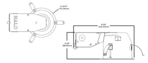 Halo Recessed E44PAR16RICATDR10 4" Remodel LED PAR16 Ultra-Shallow Low Voltage IC Type Housing, Air Tight, De-rated to 10W for LED Lamps Only