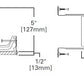 Halo Recessed E4TATSB 4" New Construction LED, Air Tight, Non-IC Type Housing with Adjustable Socket Bracket