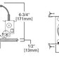 Halo Recessed E5TATNB 5" Line Voltage New Construction Non-IC Type Housing, No Bracket, E26 Screw Base, Air Tight, 120V
