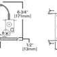 Halo Recessed E7ICATNB 6" New Construction LED, IC Type Housing, No Bracket with E26 Screw Base Housing