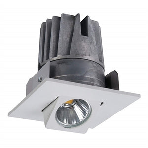 Halo Recessed ELSG406935SN 4" Square Adjustable Gimbal LED, 3500K Color Temperature, Satin Nickel Finish