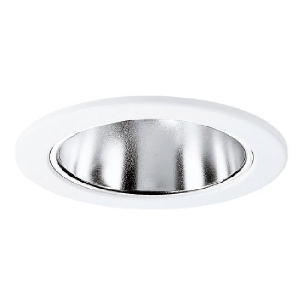 Halo Recessed ERT403LVG 4" Low Voltage Reflector Trim, High Gloss Appliance White Trim with Gold Reflector