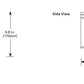 Halo FE0650LPCW 9W LED Entry Light, 83 CRI, 5000K, White