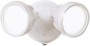 Halo FTR1740LPCW All-Pro LED Twin Round Floodlight with Integrated Photocontrol, White