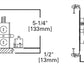 Halo Recessed H25ICAT 5" Shallow Ceiling New Construction, Air Tight, 120V, IC Type Housing