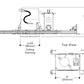 Halo Recessed H36TAT 3" Line Voltage Shallow Ceiling Non-IC Type New Construction Housing, Air Tight, GU10 Socket