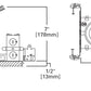 Halo Recessed H5T 5" Line Voltage New Construction Non-IC Type Housing, 120V