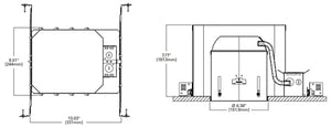 Halo Recessed H750FR2ICAT 6" Fire Safe LED New Construction Housing