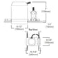 Halo Recessed H7TCP 6" New Construction or Remodel Line Voltage Non-IC Type Housing, Chicago Plenum, 120V
