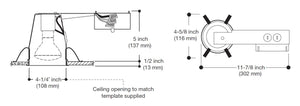 Halo Recessed H99RTAT 4" Remodel Line Voltage, Air Tight, Non-IC Type Housing