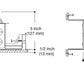 Halo Recessed H99TAT 4" New Construction Line Voltage Air Tight Non-IC Type Housing