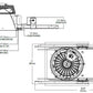 Halo Recessed Commercial  HC815D010 8" LED New Construction and Remodeler Housing, 1500 Lumens, 120-277V, 0-10V, 1-100% Dimming