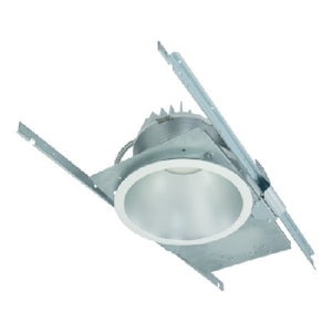 Halo Recessed Commercial  8" LED New Construction and Remodeler Housing, 2000 Lumens, 120-277V, 0-10V, 1-100% Dimming, 7 Watt Emergency Battery Backup