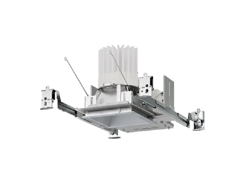 Halo Recessed Commercial HCSQ410D010 4" New Construction Square LED Housing, 1000 Lumens, 120-277V, 0-10V 1%-100% Dimming