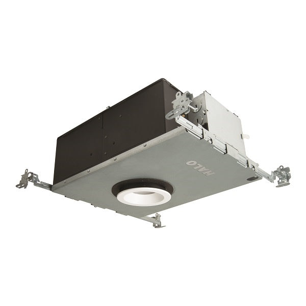 Halo Recessed HL36A20WFL930ED010ICAT 3" Round Shallow New Construction LED Directional IC Housing, Air Tight, 20W, 55 Degree Beam, 90 CRI, 3000K, 120-277V, Dimmable