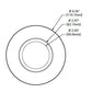 Halo Recessed HL36AR13D2WED010ICAT 3" Round Shallow Directional IC Remodel Housing, 13W, No Optic, 90 CRI, 3000K CCT, Dim to Warm, 120V Phase Cut 1% Dimming, 120-277V 0-10V 1% Dimming