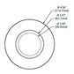 Halo Recessed HL36AR13FL927ED010ICAT 3" Round Shallow Directional Remodeler Housing, 13W, Flood Distribution, 90 CRI, 2700K Color Temperature, 120-277V,  Cut 1% Dimming, 0-10V 1% Dimming, Insulation Contact and Airtight