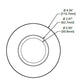 Halo Recessed HL36AR20930ED010TAT 3" Round Shallow Directional Remodeler Housing, 20W, 90 CRI, 3000K Color Temperature, 120-277V, 0-10V 1% Dimming, Thermally Protected and Airtight