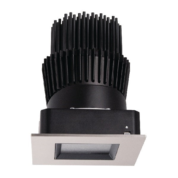 Halo Recessed HL36SAR20SP930ED010TAT 3" Square Shallow Directional Remodeler Housing, 20W, Spot Distribution, 90 CRI, 3000K Color Temperature, 120-277V,  Cut 1% Dimming, 0-10V 1% Dimming, Thermally Protected and Airtight