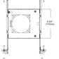 Halo Recessed HL4RSMF 4" Round and Square Mounting Frame