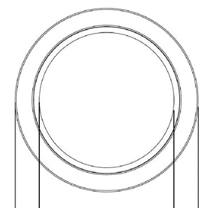 Halo Recessed HLB12ROTMW 12" Oversized Trim