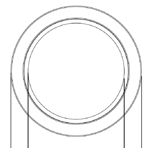 Halo Recessed HLB12ROTMW 12" Oversized Trim