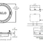 Halo Recessed HLB6LSFS5 6" Round Slim Canless LED Downlight, Selectable 800/1000/1200 Lumens, 90 CRI, Field-Selectable CCT 2700/3000/3500/4000/5000K, 5% Phase Cut LE/TE Dimming, 120V 60Hz, Matte White