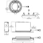 Halo Recessed HLBSL4069FS461EMWR 4" LED Smooth Lens Downlight, 600 Lumens,