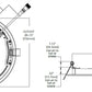 Halo HLBSL609FS5 6" Round Canless LED Downlight, 900 Lumens, 90 CRI, Selectable CCT 2700K, 3000K, 3500K, 4000K, 5000K, 10% Phase Cut LE/TE Dimming, 120V 60Hz, Matte White