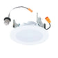 Halo Recessed HLBT407FS5 4" HLBT Slim LED Trim, 705 Lumens, 90 CRI, Selectable CCT 2700K/3000K/3500K/4000K/5000K, 120V 60Hz, LE & TE Phase Cut 100-5% Dimming, Matte White
