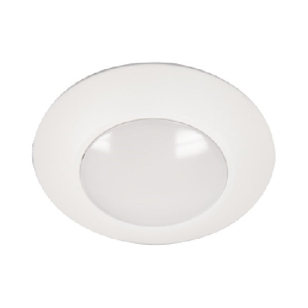 Halo Recessed HLC4079301EWH-6BP 4" Dimmable LED Surface Light, 750 Lumens, 90 CRI, 3000K, 120V, Matte White, 6 Bulk Pack