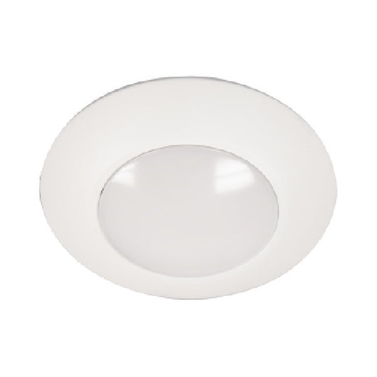 Halo Recessed HLC4079501EWH-6BP 4" Dimmable LED Surface Light, 750 Lumens, 90 CRI, 5000K, 120V, Matte White, 6 Bulk Pack