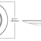 Halo Recessed HLC6099301EWH-12BP 6" Dimmable LED Surface Light, 750 Lumens, 90 CRI, 3000K, 120V, Matte White, 12 Bulk Pack