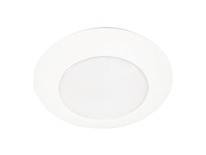 Halo Recessed HLCE407930-18P-CA 4" LED Surface Disk Light, 800 Lumens, 3000K, 90 CRI, 120V, 60Hz, LE & TE Phase Cut 10% Dimming, 18 Bulk Pack
